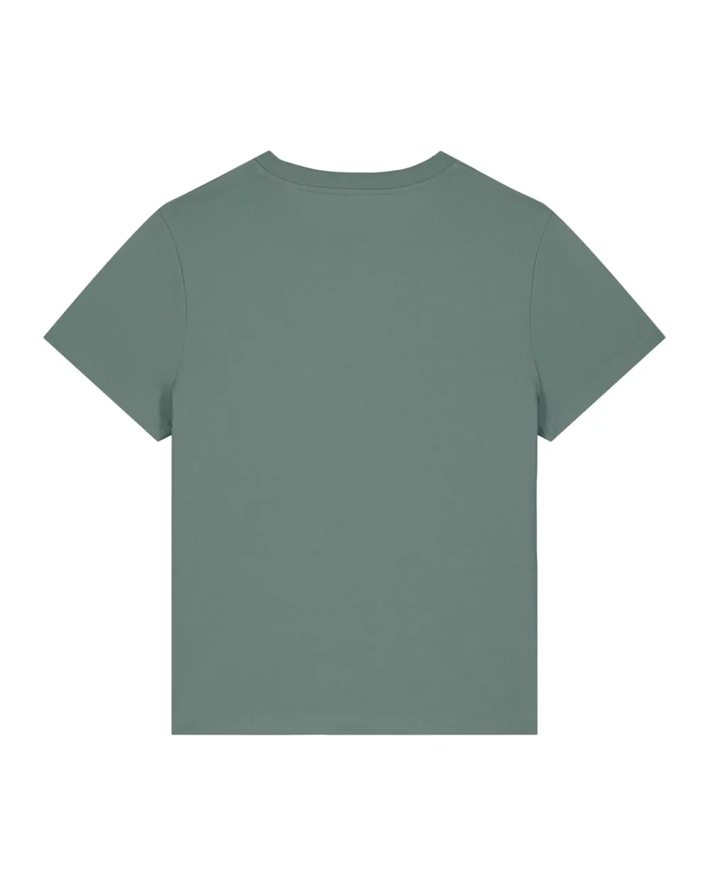 T-shirt bio femme Stella Muser coloris Green Bay, à plat, vue de dos