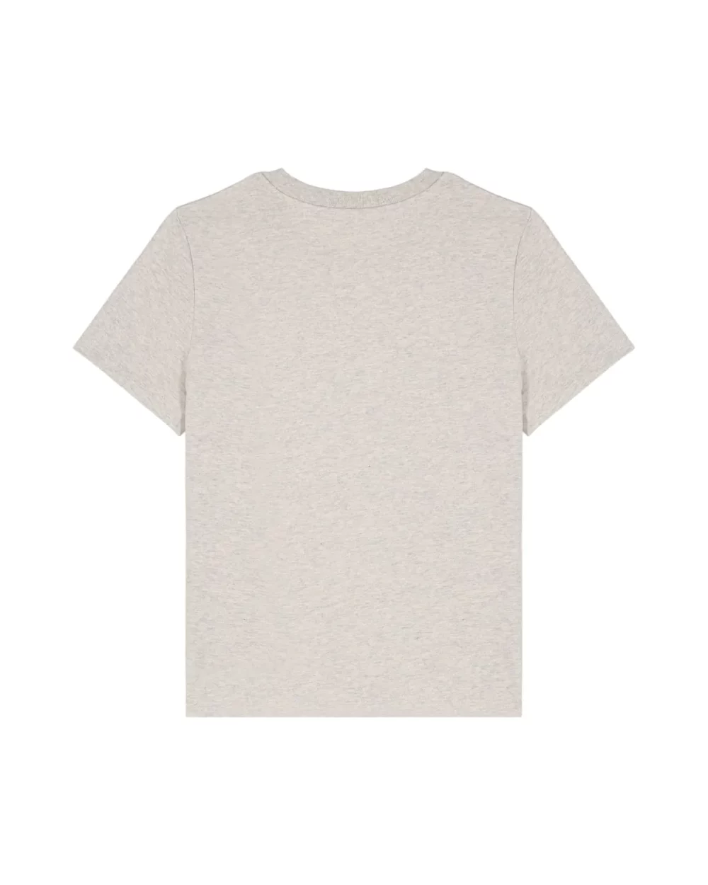 T-shirt bio femme Stella Muser coloris Heather Haze, à plat, vue de dos