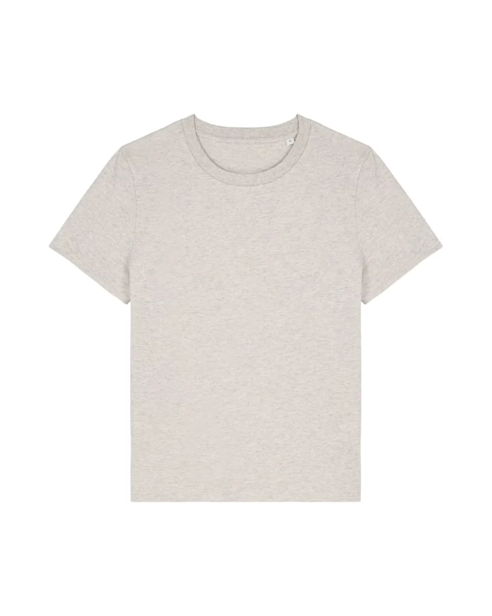 T-shirt bio femme Stella Muser coloris Heather Haze, à plat, vue de face
