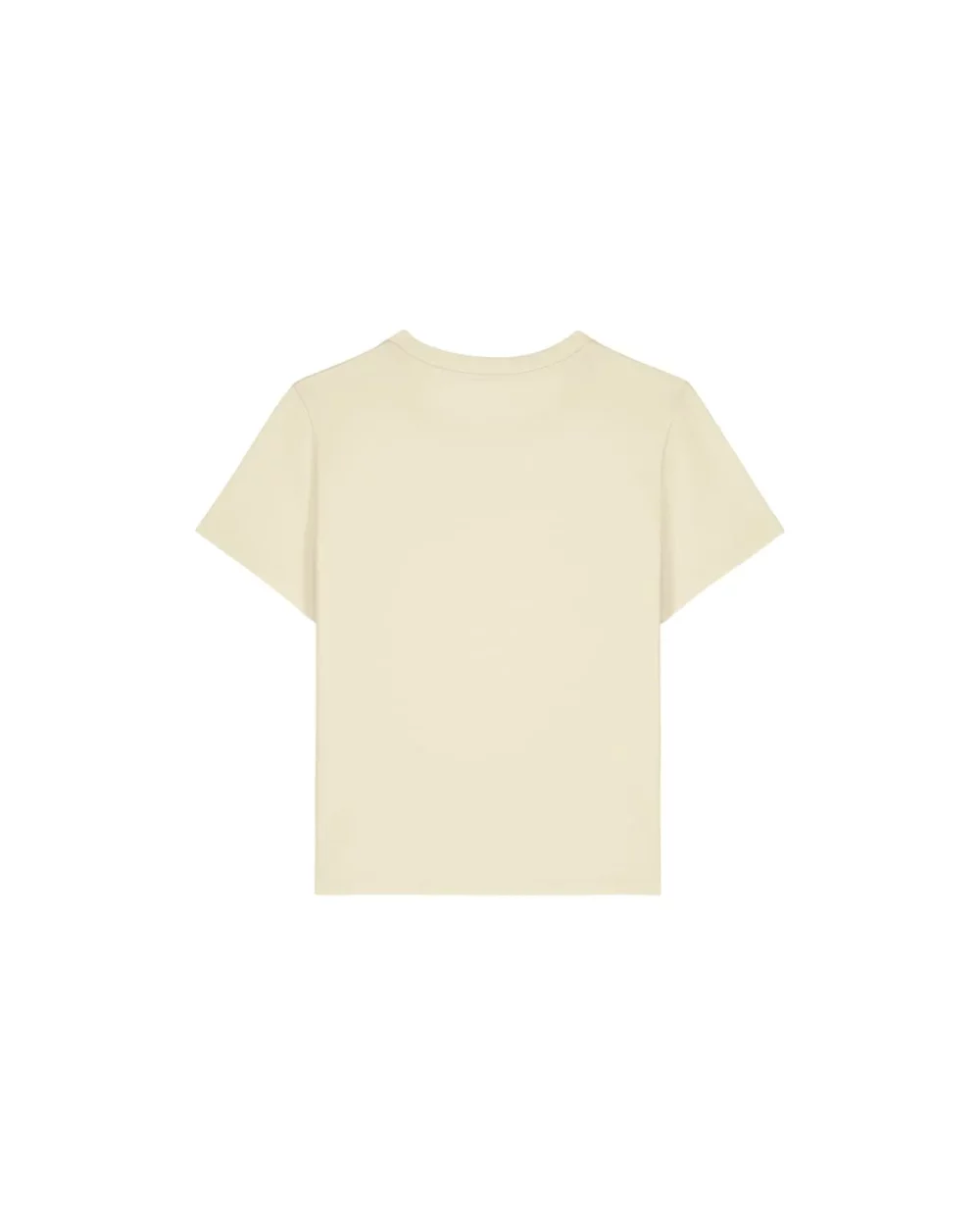 T-shirt bio femme Stella Muser coloris Honey Paper, à plat, vue de dos
