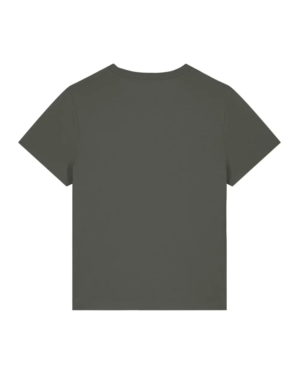 T-shirt bio femme Stella Muser coloris Khaki, à plat, vue de dos