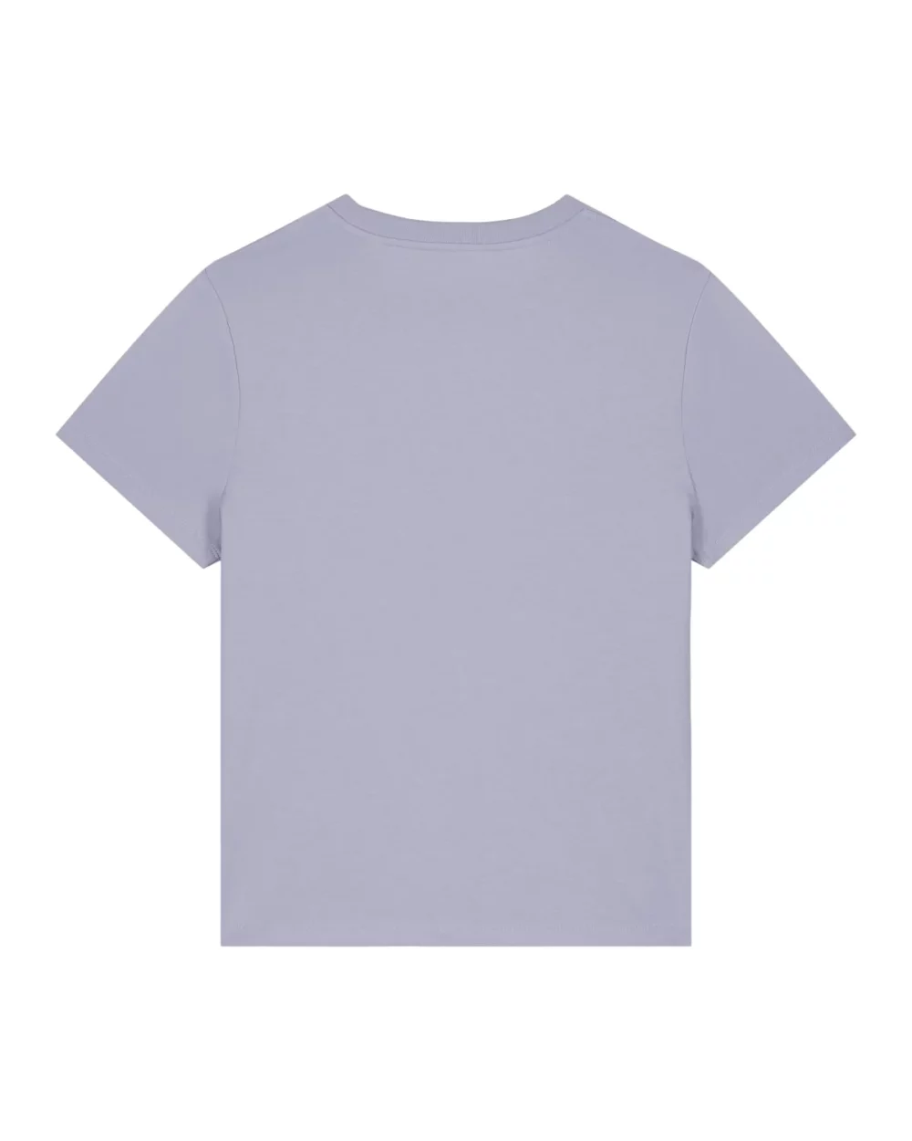 T-shirt bio femme Stella Muser coloris Lavender, à plat, vue de dos