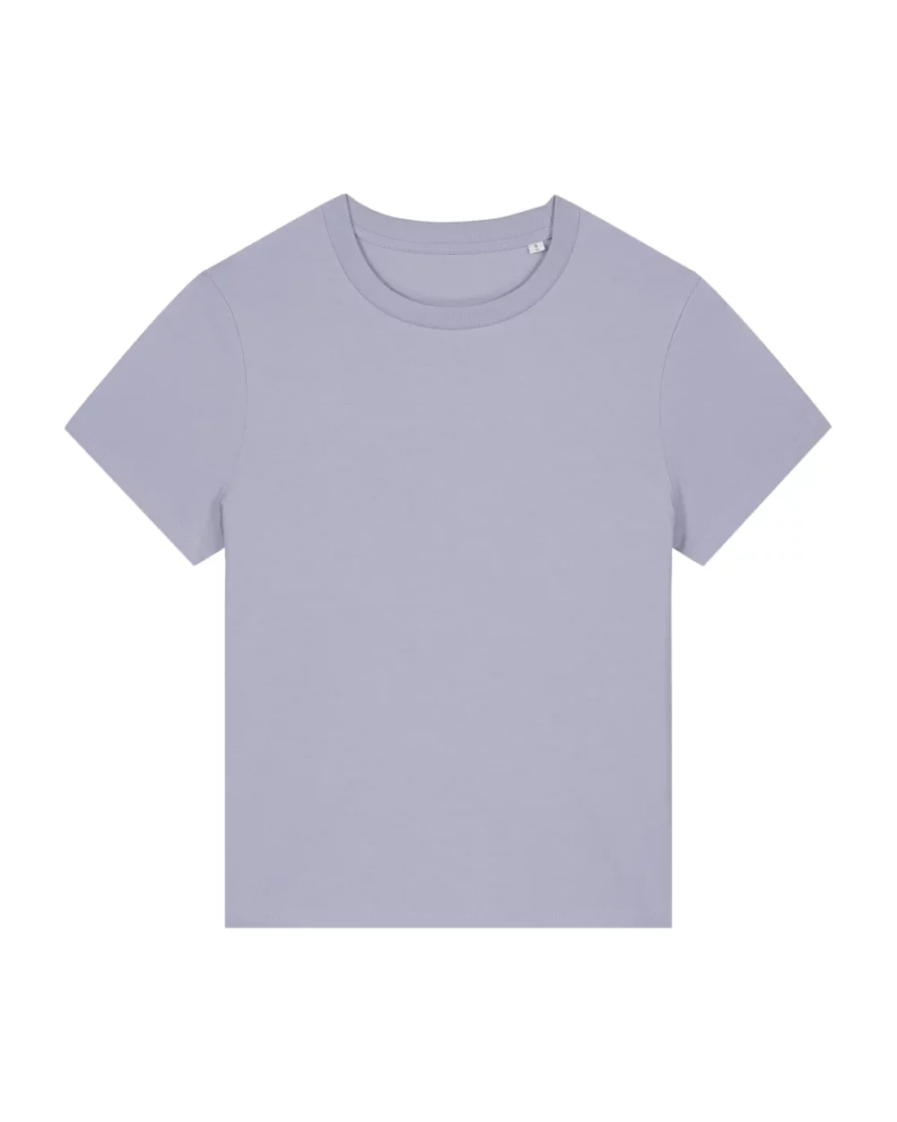 T-shirt bio femme Stella Muser coloris Lavender, à plat, vue de face