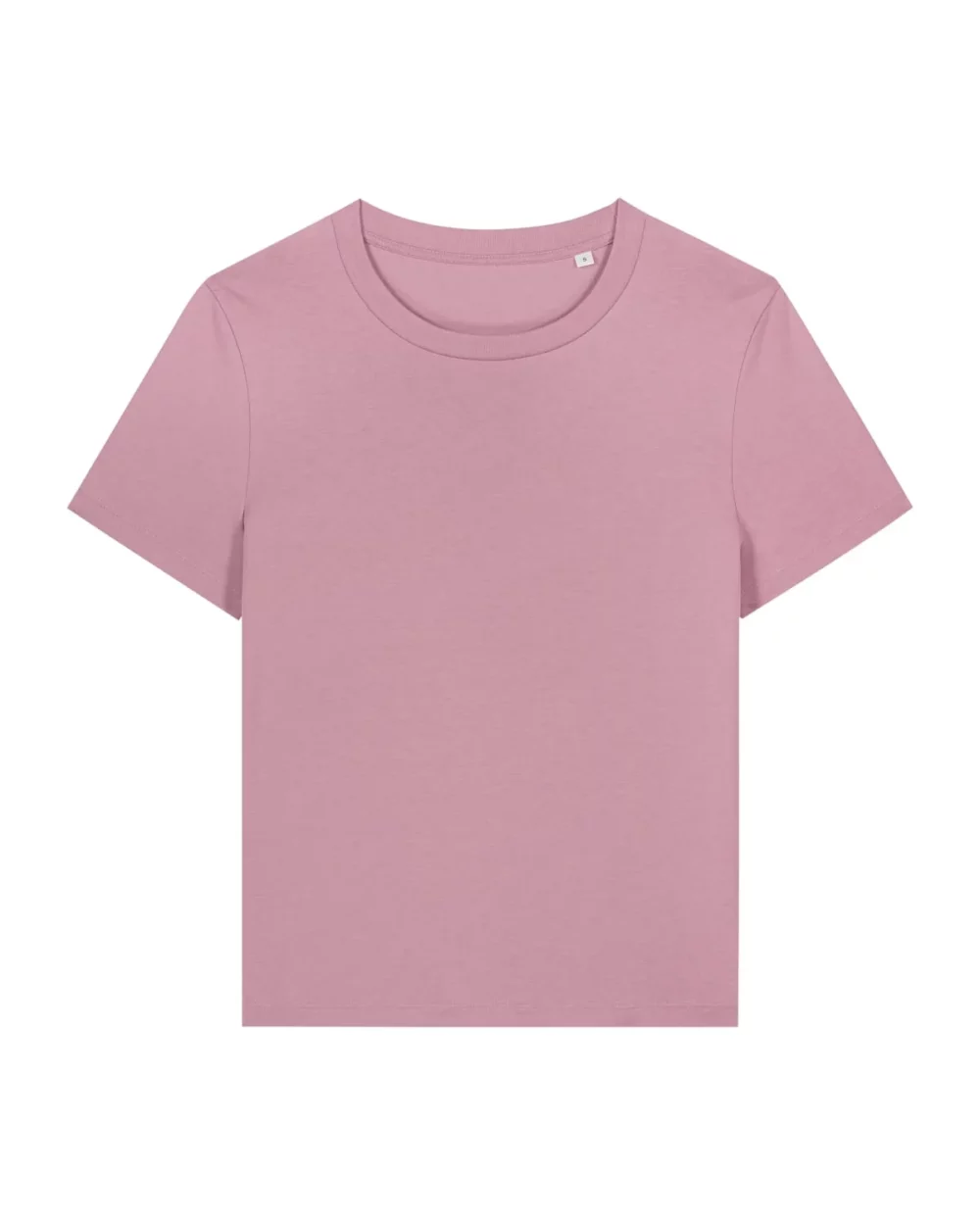 T-shirt bio femme Stella Muser coloris Lilac Dream, à plat, vue de face