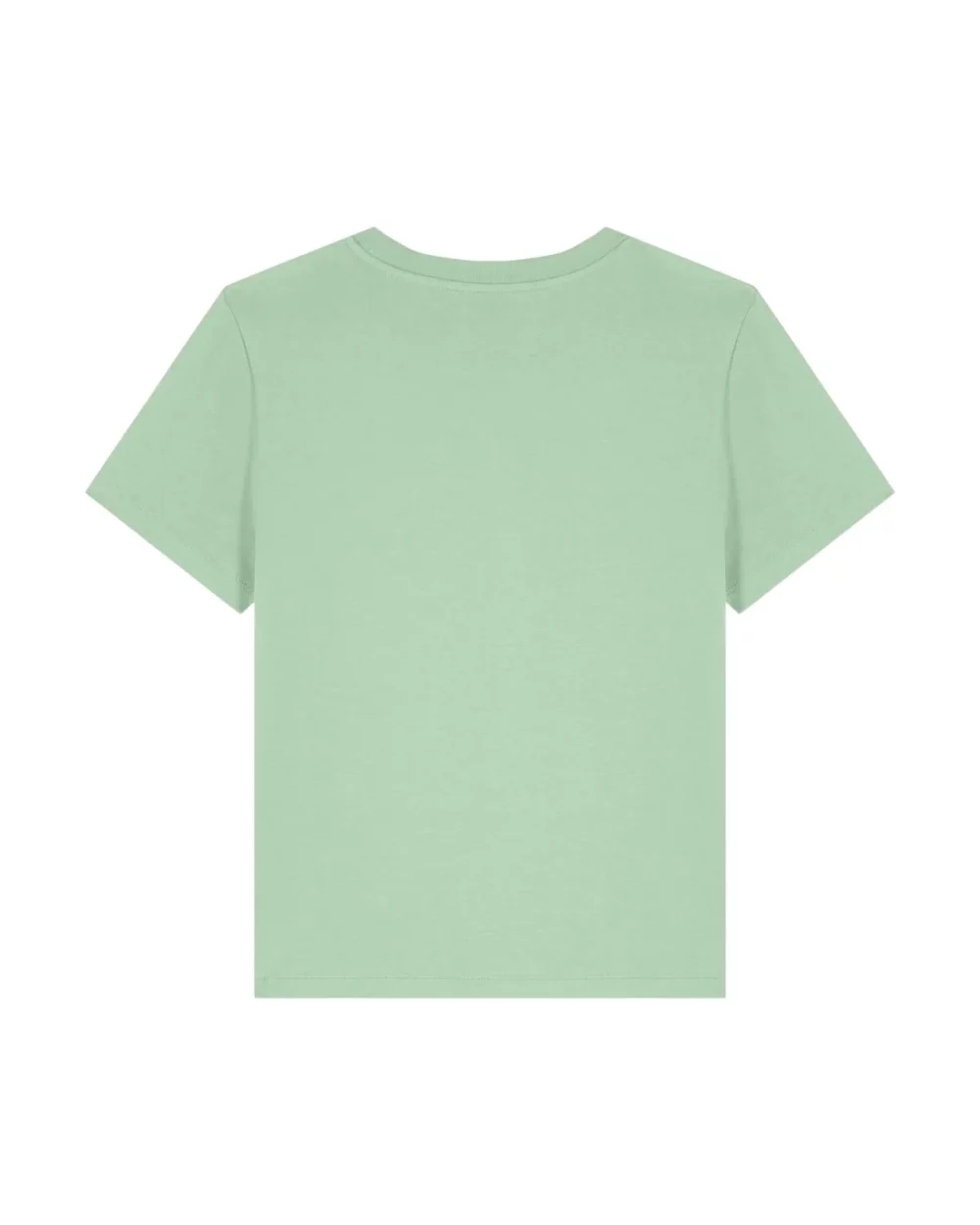 T-shirt bio femme Stella Muser coloris Misty Jade, à plat, vue de dos