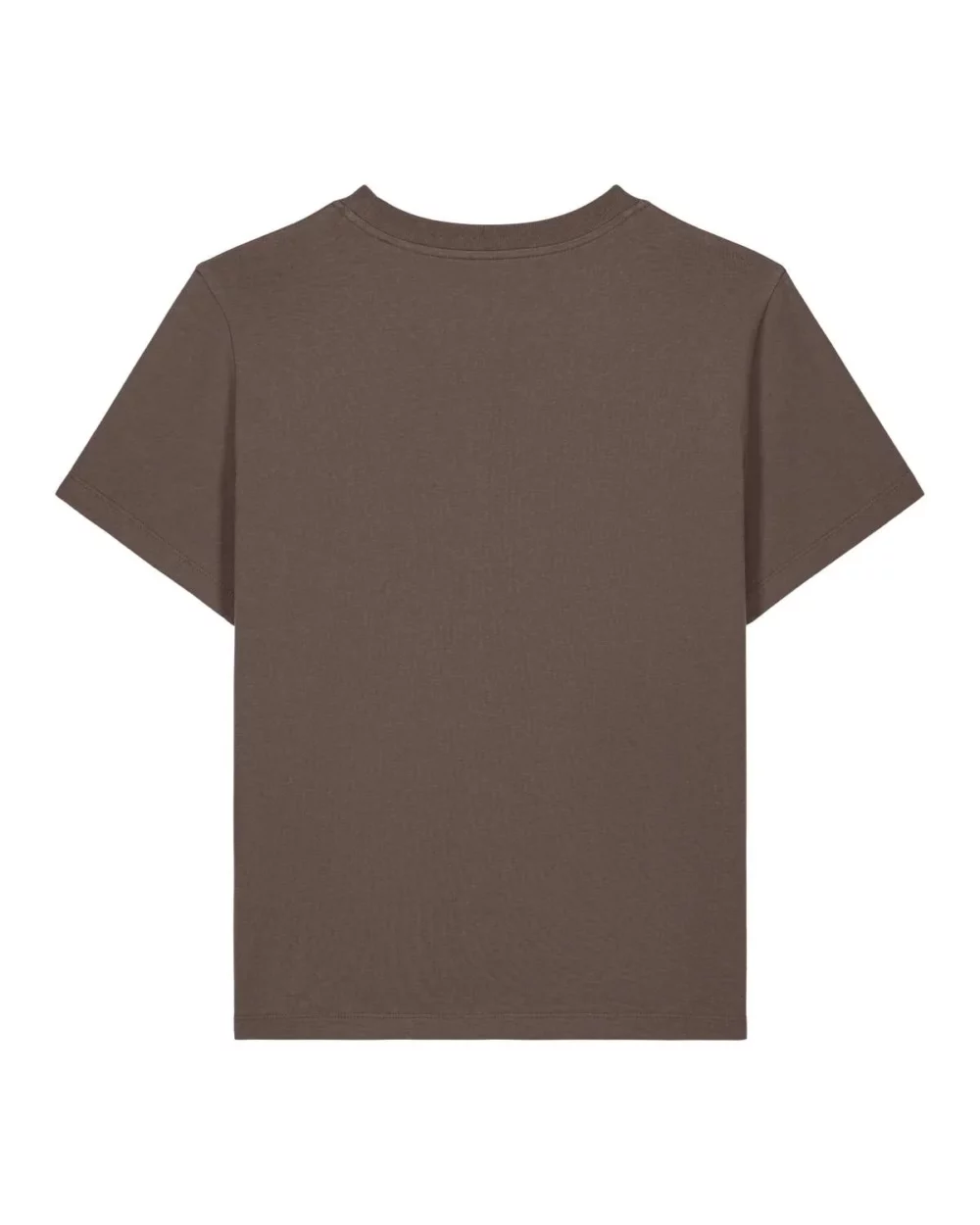 T-shirt bio femme Stella Muser coloris Mocha, à plat, vue de dos