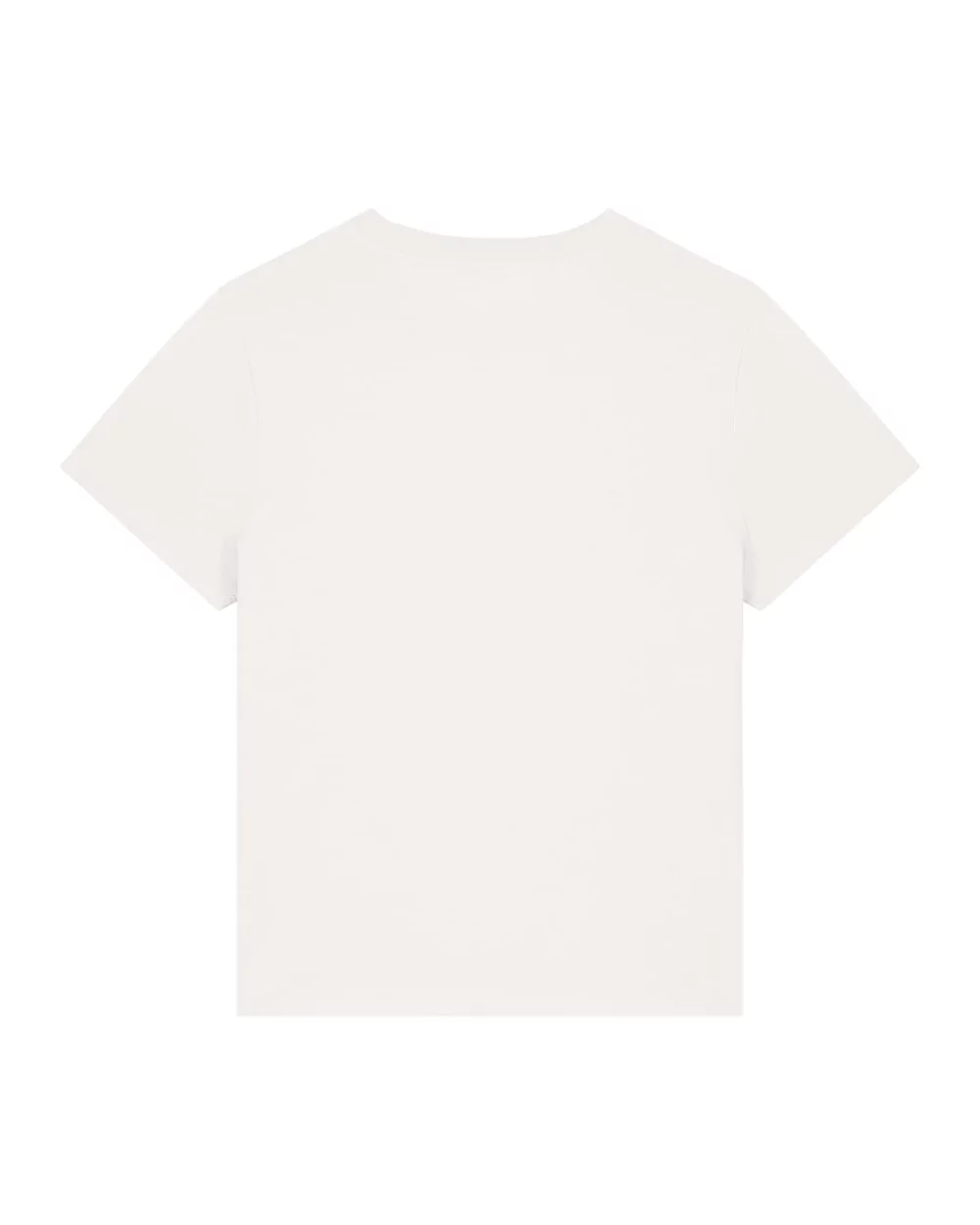 T-shirt bio femme Stella Muser coloris Off White, à plat, vue de dos