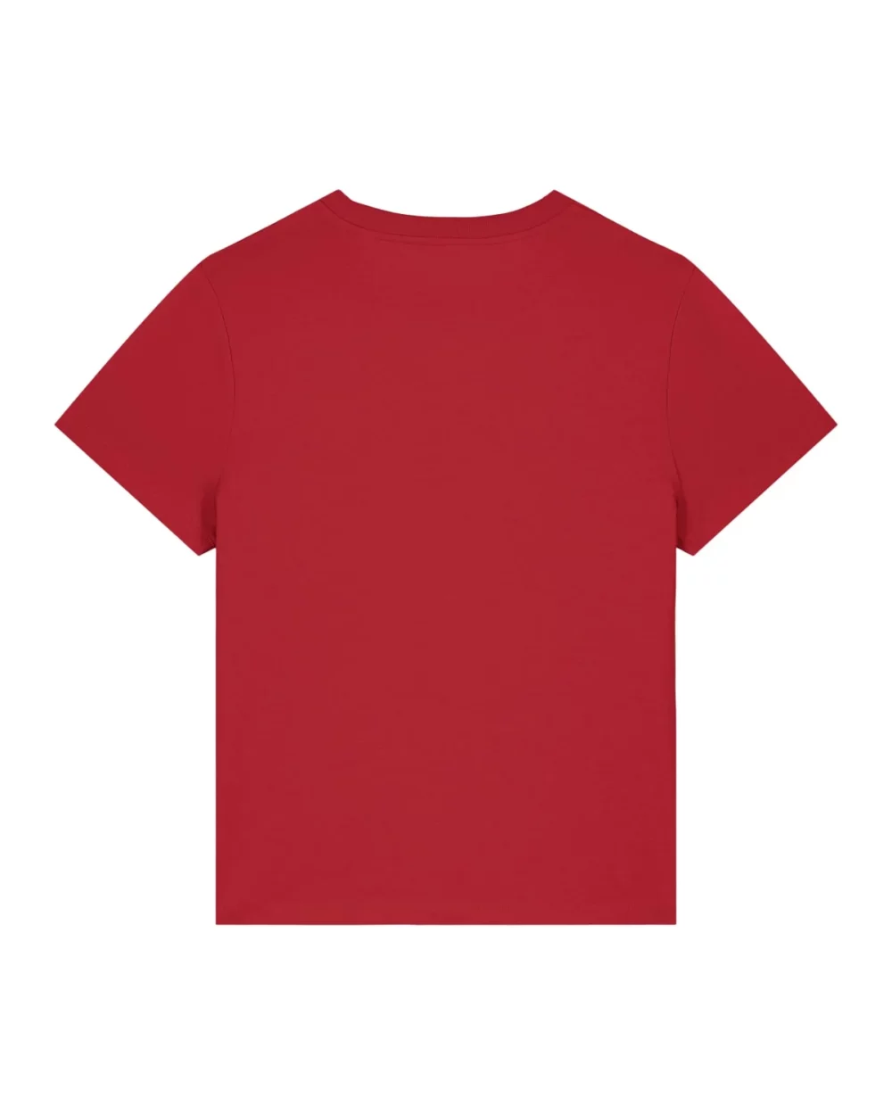 T-shirt bio femme Stella Muser coloris Red, à plat, vue de dos