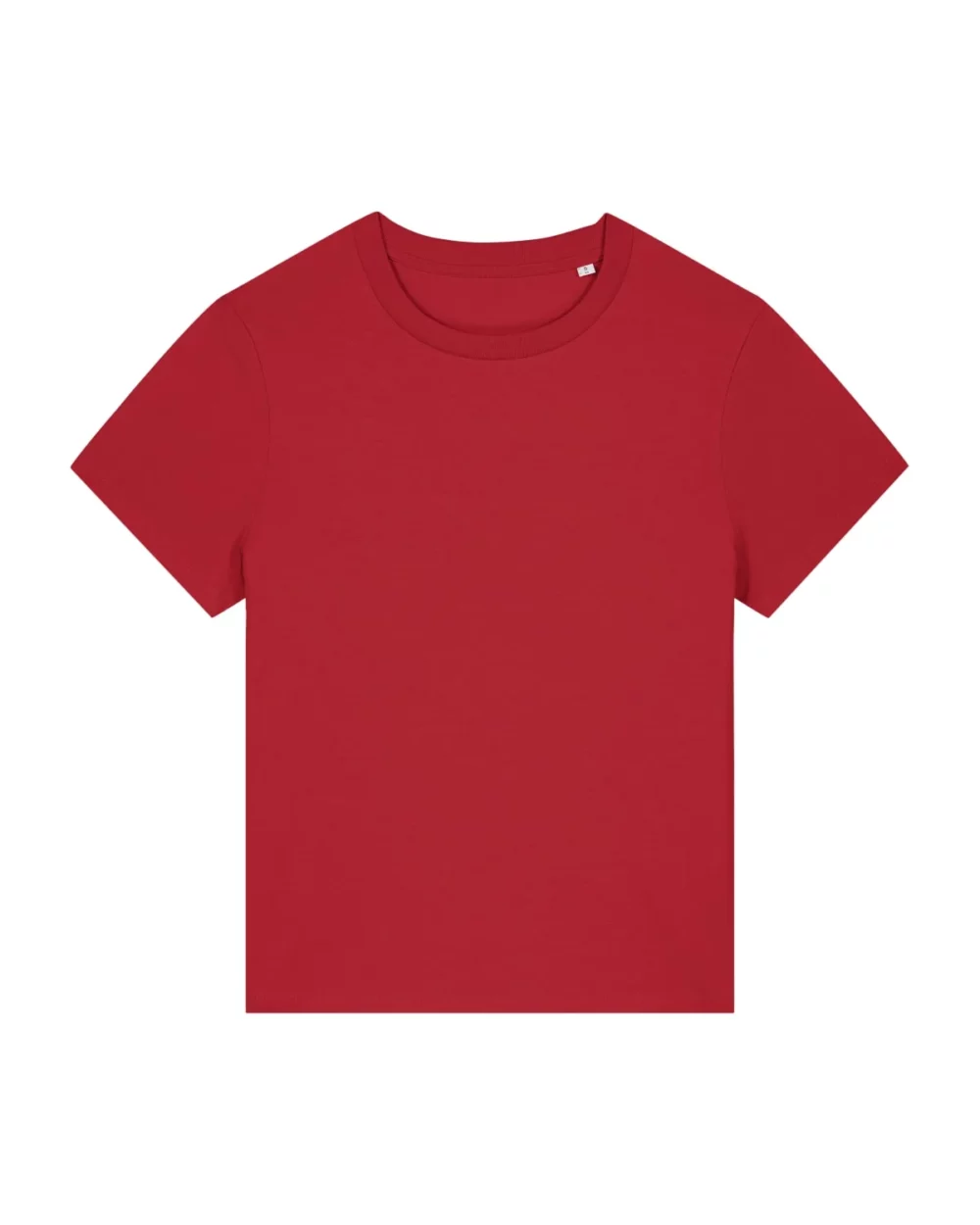 T-shirt bio femme Stella Muser coloris Red, à plat, vue de face