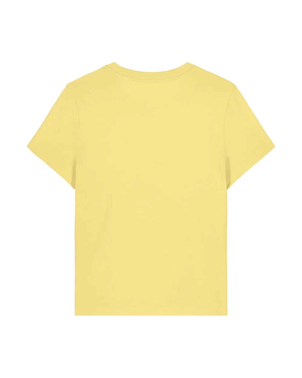 T-shirt bio femme Stella Muser coloris Viva Yellow, à plat, vue de dos