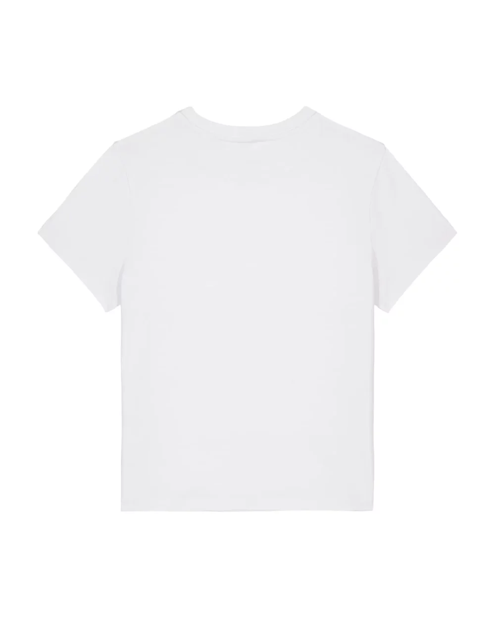 T-shirt bio femme Stella Muser coloris White, à plat, vue de dos