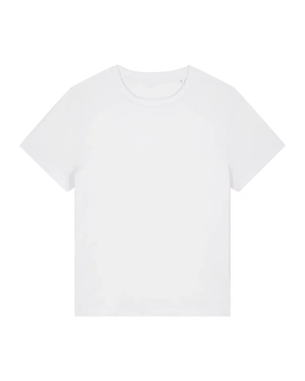 T-shirt bio femme Stella Muser coloris White, à plat, vue de face